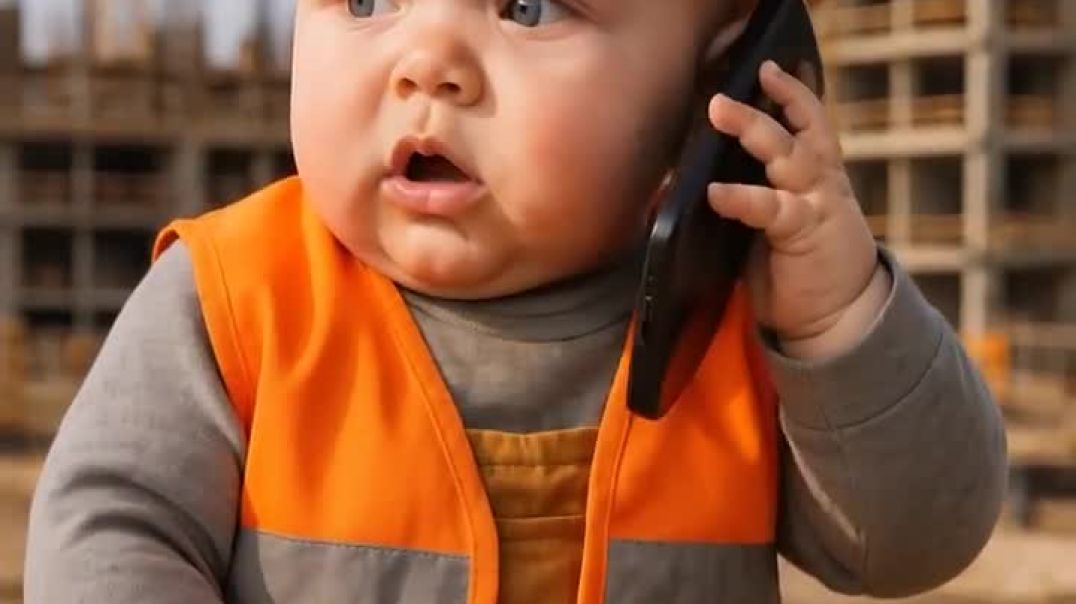 Baby - Bauarbeiter - Chef Geld bitte - lustig