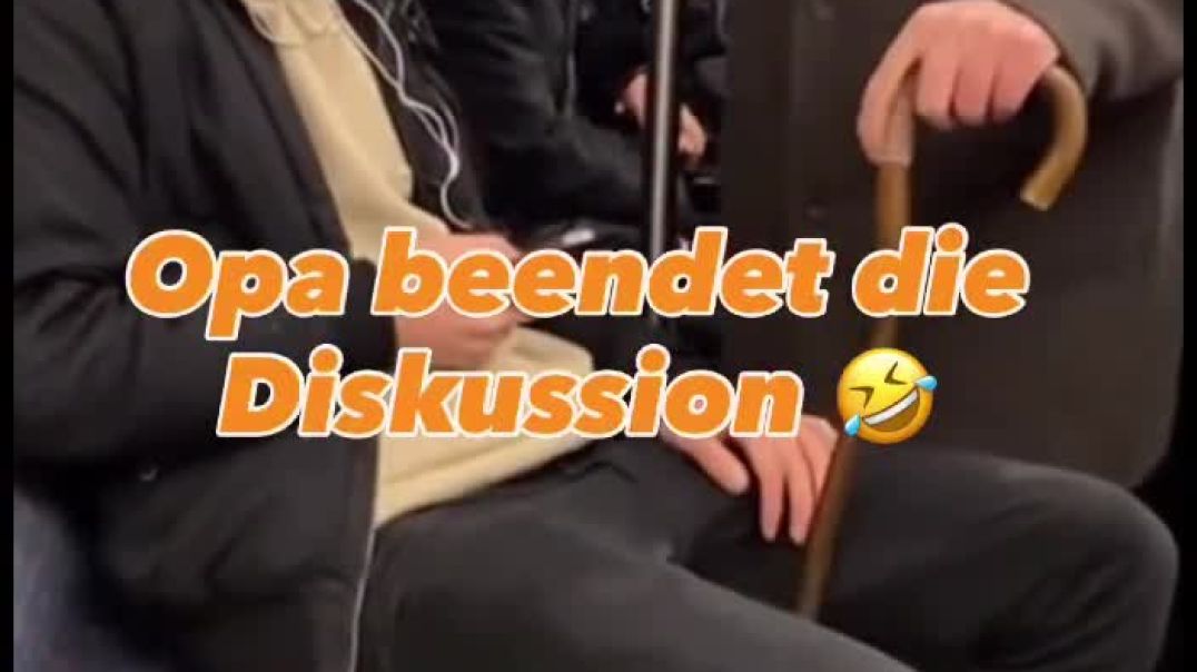 ⁣RESPEKT? Dieser Opa hatte keine Gnade. 🤣 Hätte der Junge besser geschwiegen oder war die Antwort gen