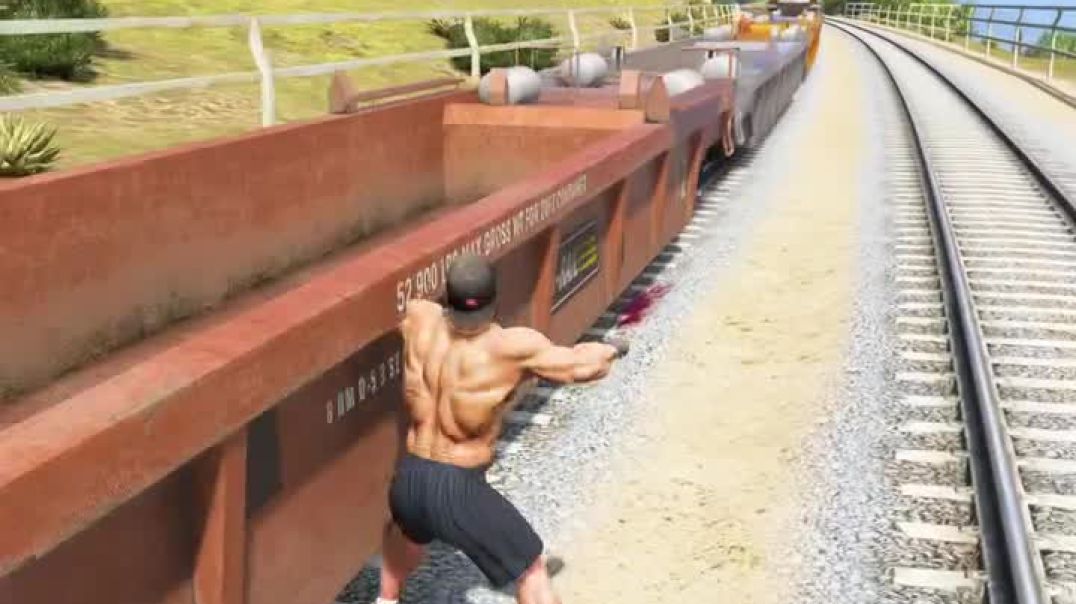 impossible train stop with BodyBuilder GTA5