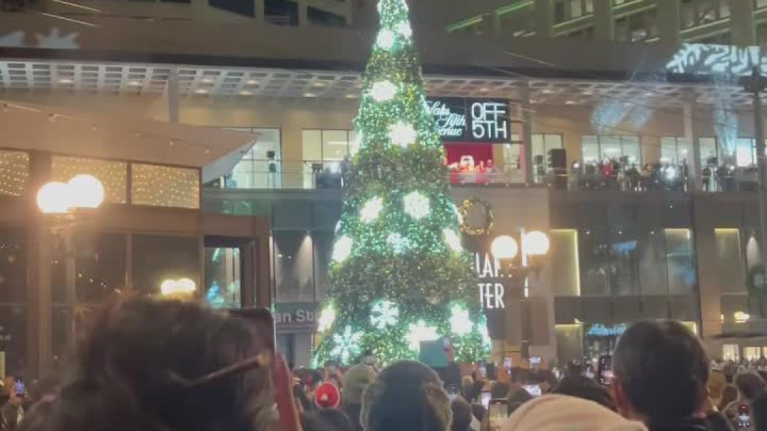 ⁣Westlake Center Christmas Tree Lighting